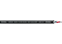 CORDIAL Bobine de câble DMX AWG 22 100 mètres – cuivre étamé, blindé