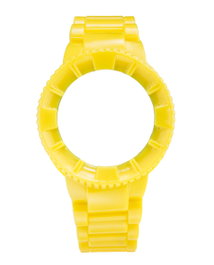 Watxandco Bracelet de montre Jaune 38mm