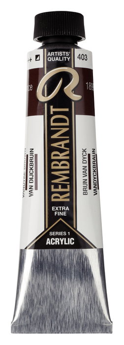 Rembrandt Peinture Acrylique Brun Van Dyck 403, Tube 40 ml Rembrandt Peinture Acrylique Brun Van Dyck 403, Tube 40 ml