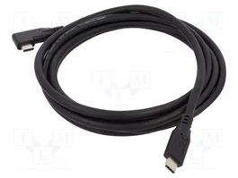 GOOBAY Câble Thunderbolt 3, Thunderbolt 4 et USB 3.2 - 2m - Noir