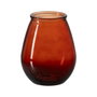 Bougeoir Tuile verre recyclé 19 x 19 x 23 cm