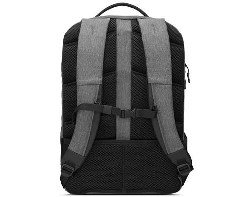 Lenovo Business Casual Sac à Dos 17 Pouces, 24L, Polyester Résistant à l'Eau, Gris Charbon, pour Professionnels, Compartiment Ordinateur 17,3 Pouces, 840g