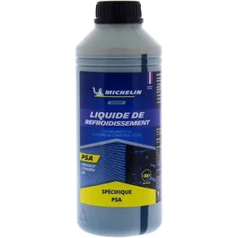 Michelin - Liquide de refroidissement bleu pour véhicules Peugeot, Citroën, DS - Norme PSA - Protection -35°C à +123°C - Anti-corrosion - 1L