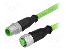 HARTING Câble pour capteurs M12 mâle/femelle 4 broches 7,5m