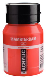 Amsterdam Standard Series Peinture acrylique Rouge Naphtol Moyen 396, 500 ml