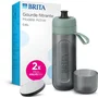 Brita 1052248 - Gourde filtrante active 0,6 litre avec 2 microdiscs inclus - Réduit chlore et impuretés - Capacité 60L par filtre - Lavable au lave-vaisselle