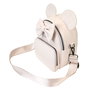 Loungefly Sac à dos bandoulière Disney Minnie Ear Evergreen 20 cm - Pliage vegan, bandoulière et bretelles ajustables/détachables, poche à fermeture éclair, détails bronze