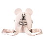 Loungefly Sac à dos bandoulière Disney Minnie Ear Evergreen 20 cm - Pliage vegan, bandoulière et bretelles ajustables/détachables, poche à fermeture éclair, détails bronze
