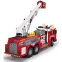 Dickie - Camion de pompiers télécommandé avec échelle extensible, sons, lumières et projection d'eau - Jouet pour enfants à partir de 3 ans