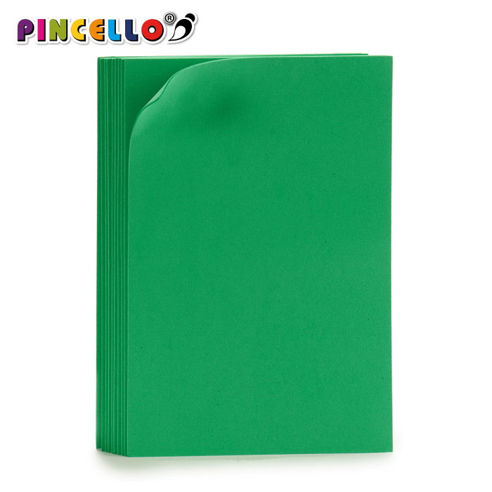 Pincello Lot de 10 Feuilles de Mousse EVA Olive 20x30 cm (Set de 24)