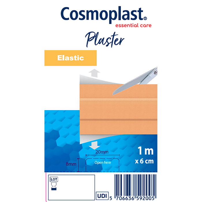 Cosmoplast - Plâtre élastique, pansement adhésif pour immobilisation, 10 unités