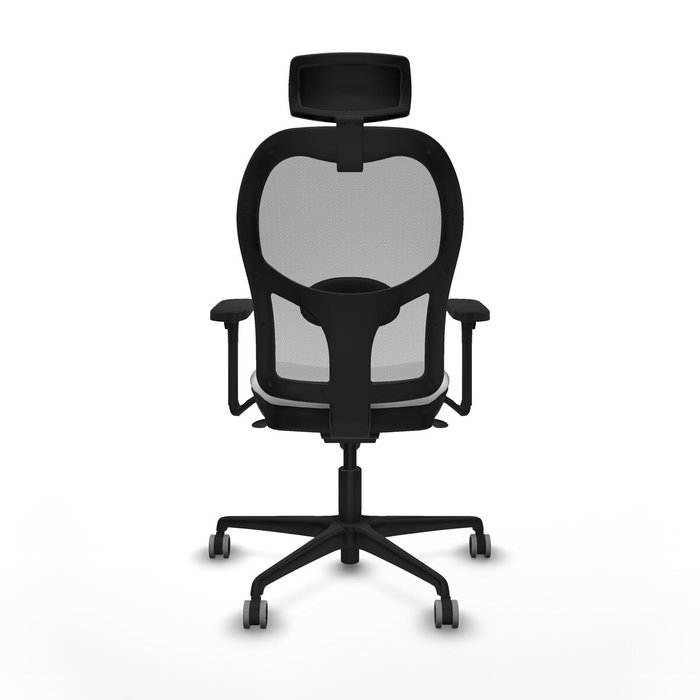 Piqueras y Crespo Chaise de Bureau 3D036G2 Blanc avec Appui-tête
