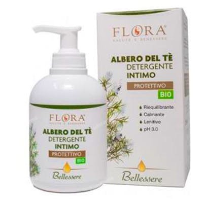 FLORA Gel Intime Arbre à Thé 250 ml Bio FLORA Gel Intime Arbre à Thé 250 ml Bio