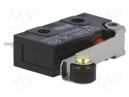 Aratas (Formerly Omron Components) Microcommutateur SNAP ACTION SPDT avec levier à rouleau D2SW-3L2D
