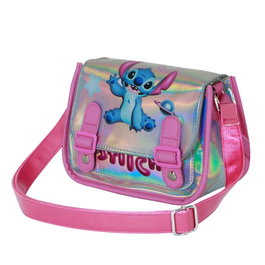 Karactermania Bolso Satchel XS Lilo y Stitch Cosmic Plateado