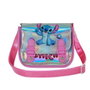 Karactermania Bolso Satchel XS Lilo y Stitch Cosmic Plateado