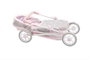 Muñecas Arias Coche capota Emma 35x61x60 cm