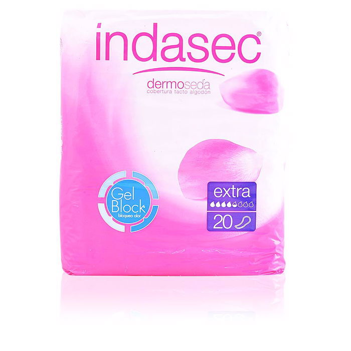 Indasec DERMOSEDA Compresse Incontinence Extra Femme - 20 Unités - Protection Optimale et Confort avec Technologie Dermoprotect Indasec DERMOSEDA Compresse Incontinence Extra Femme - 20 Unités - Protection Optimale et Confort avec Technologie Dermoprotect