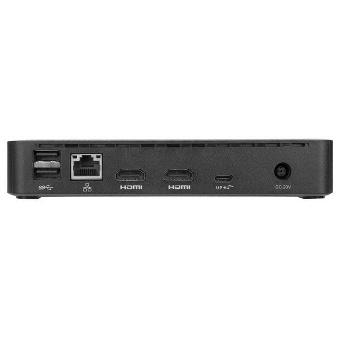 Targus Station d'accueil USB-C 9-en-1 Hub Docking Universal 4K HDMI 2.0 Power Delivery 65W Ethernet Noir
