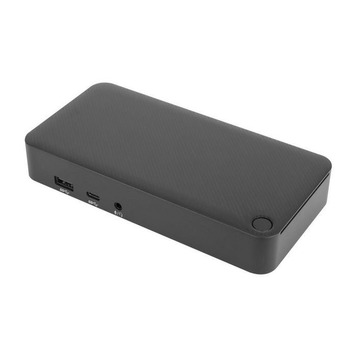 Targus DV4K Station d'accueil USB-C Universelle avec 65W Power Delivery, 3xUSB-A, 2xUSB-C, 2xHDMI 2.0, Gigabit Ethernet, Audio, Montage VESA - Noir
