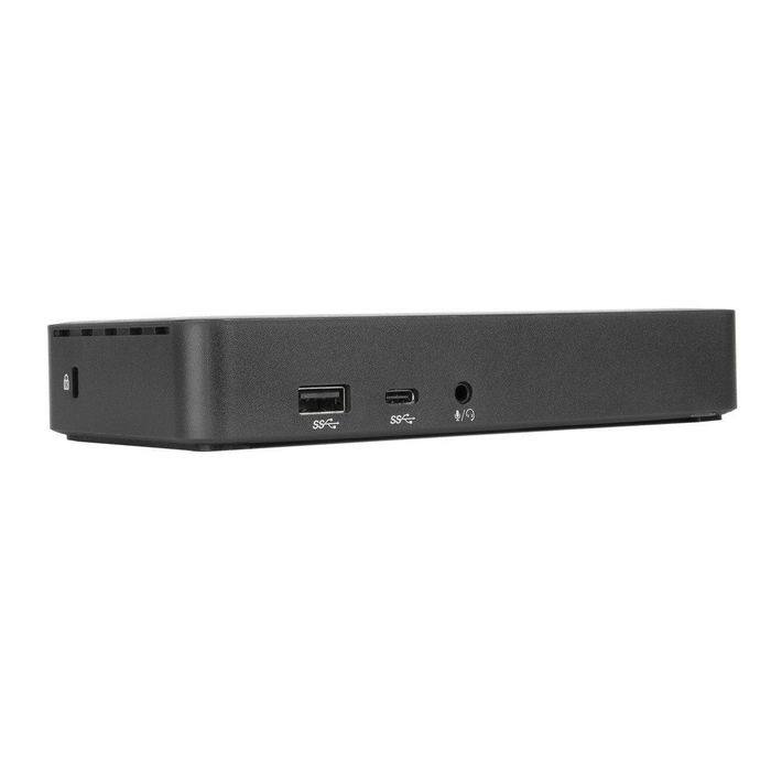 Targus DV4K Station d'accueil USB-C Universelle avec 65W Power Delivery, 3xUSB-A, 2xUSB-C, 2xHDMI 2.0, Gigabit Ethernet, Audio, Montage VESA - Noir