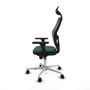 Piqueras y Crespo Chaise de Bureau avec Appui-tête Jorquera 3D086N1 Vert