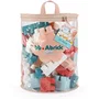 Ecoiffier Bb Abrick 7933 - Sac de rangement Demi-Lune avec 60 Briques - Jeu de construction pour bébé dès 12 mois - Maximum de combinaisons