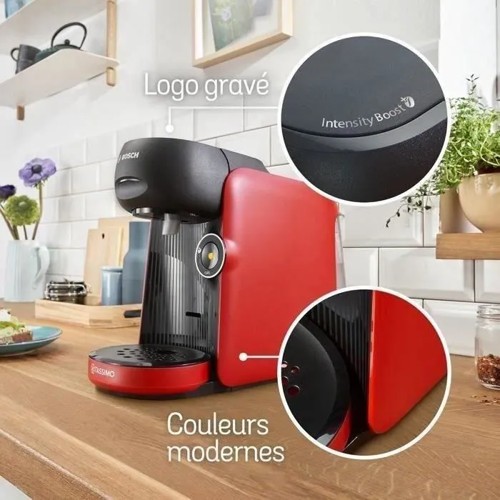 Bosch Tassimo Finesse TAS163E Noir avec 3 packs T-discs