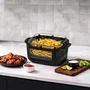 Continental Edison CEFR642G - Friteuse à air sans huile en verre - Noir