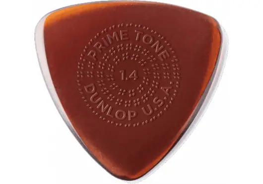 Dunlop Primetone Small Triangle Grip 1,4 mm Boîte de 12 médiators Dunlop Primetone Small Triangle Grip 1,4 mm Boîte de 12 médiators