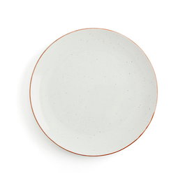 Ariane Plat Rond Terra 31 cm Porcelaine Beige Brillant