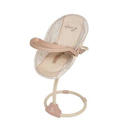 Decuevas Chaise bébé balançoire Tulipe 3-en-1 pour poupées jusqu'à 50 cm - Dimensions 30x31x60 cm, en métal, plastique et polyester
