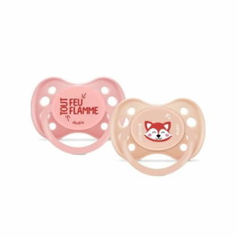 Dodie Lot de 2 sucettes anatomiques Panda Roux +6 mois