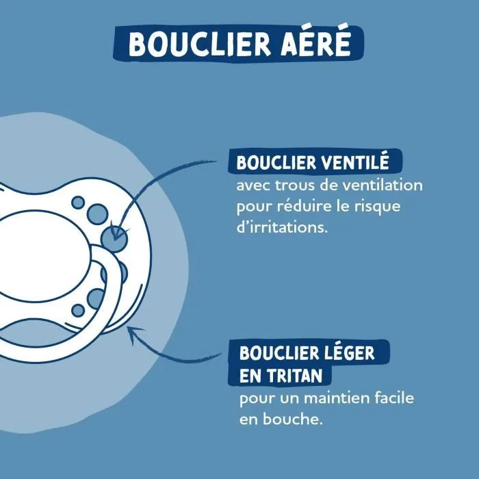 Dodie Duo de Sucettes Anatomiques EDL A103, Motif Panda Roux, Pour Bébés +6 Mois