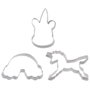 Lily Cook Jeu de 3 Cortapastas Licorne et Arc-en-ciel