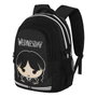Karactermania - Mochila Miércoles Run. Plus FAN Cute - Sac à dos portable avec compartiment USB, ventilation et toile résistante - Gris - 44 x 34 x发给21 cm