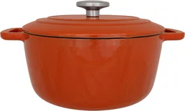 Cosy & Trendy Cocotte Fontestic en fonte émaillée, Rouille, Ø24 cm