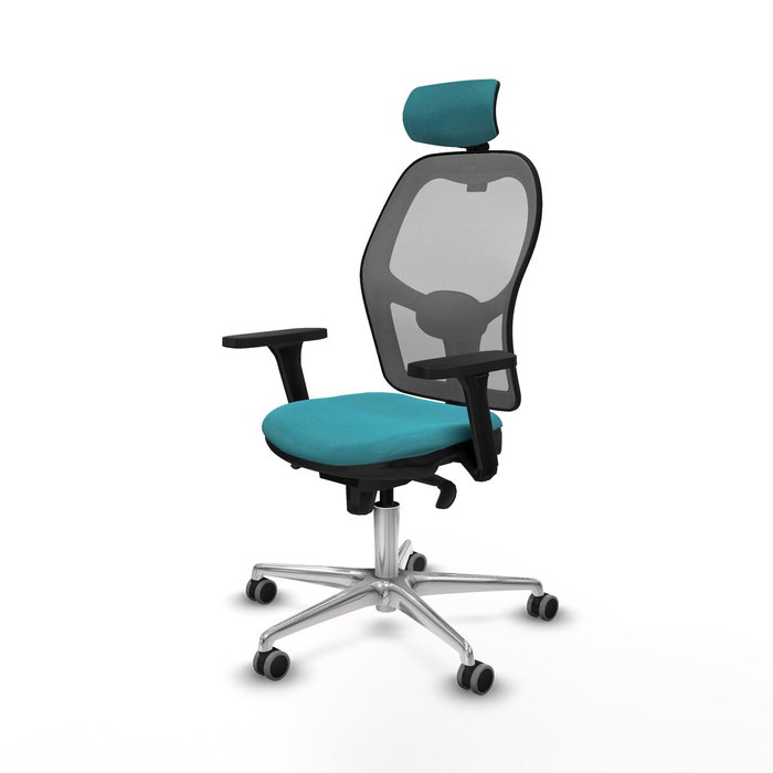 Piqueras y Crespo Chaise de Bureau avec Appui-tête Jorquera 3D086G2 Turquoise Piqueras y Crespo Chaise de Bureau avec Appui-tête Jorquera 3D086G2 Turquoise