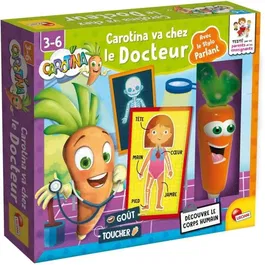 Lisciani Giochi Carotina - Stylo parlant interactif, Découverte du corps humain chez le docteur, Jeu éducatif pour enfants 3-6 ans