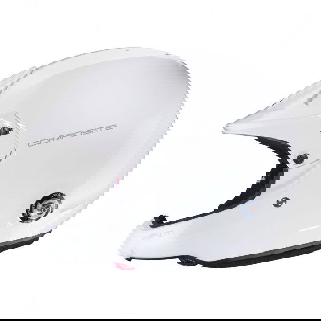 Stilo Venti4 Wrc Composite Blanc Casque FIA8859-24 SA2020 + Hans Taille 61 Top Air System Microphone Ajustable