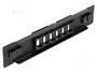 DELOCK Panneau de brassage Keystone 10 pouces 1U noir