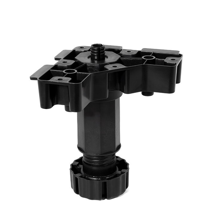 JUYPAL Pata de Cocina Octo+ Regulable Negro (Set de 4) Extensión 100-140mm