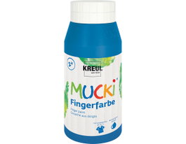 Kreul Peinture au doigt MUCKI bleu 750ml