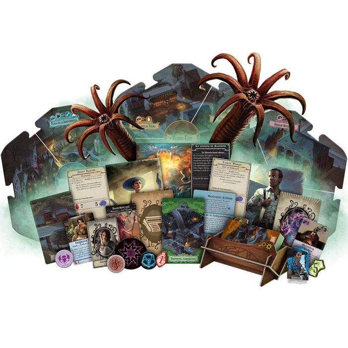 Asmodee Arkham Horror 3e Édition - Jeu de Société Coopératif pour 1-6 Joueurs - Version Espagnole