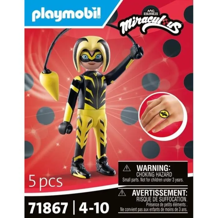 Playmobil 71867 Vesperia - Miraculous - Figurine Personnage de Dessin Animé - 5 Pièces - Jouet Enfant dès 4 Ans
