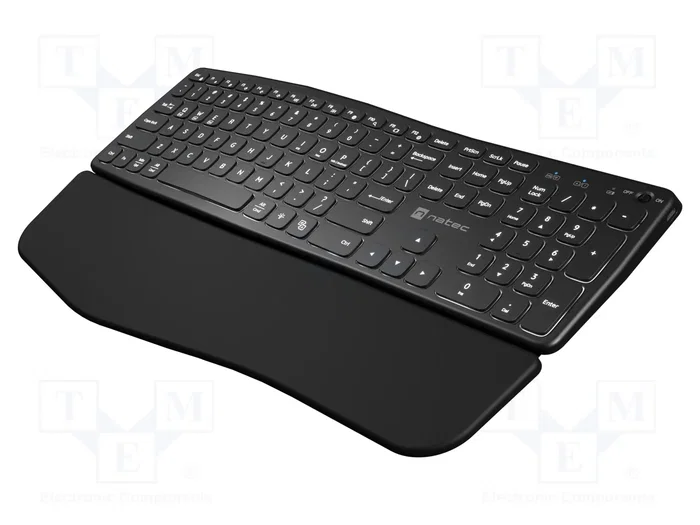 NATEC PORIFERA Clavier sans fil US layout noir