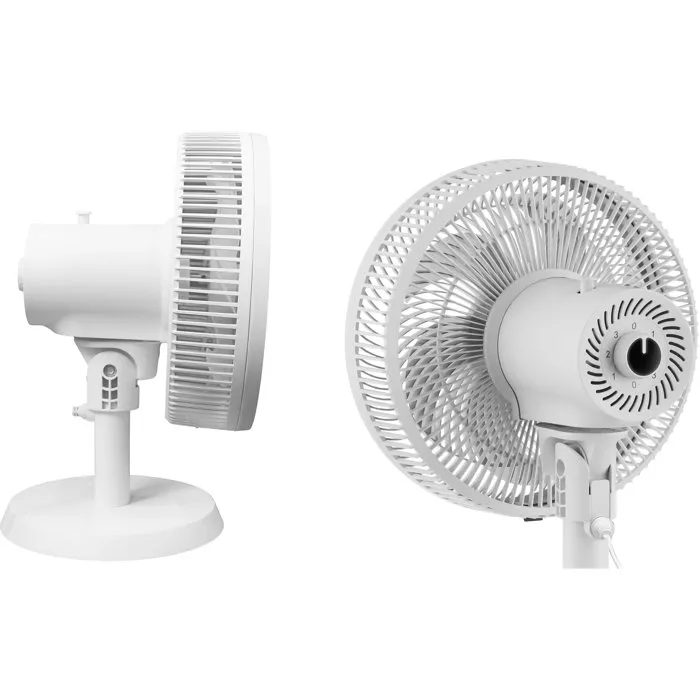 Oceanic Ventilateur de table 35W 30,5 cm 3 vitesses Oscillant Blanc