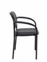 Chaise Styl Fixe/Sans mécanisme Cuir écologique Noir Non applicable Accoudoirs fixes Sans appui-tête Sans roulettes