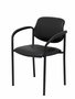 Chaise Styl Fixe/Sans mécanisme Cuir écologique Noir Non applicable Accoudoirs fixes Sans appui-tête Sans roulettes