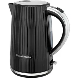 Bouilloire électrique Russell Hobbs Eden 2400 W, 1,7 L, design moderne - Noir